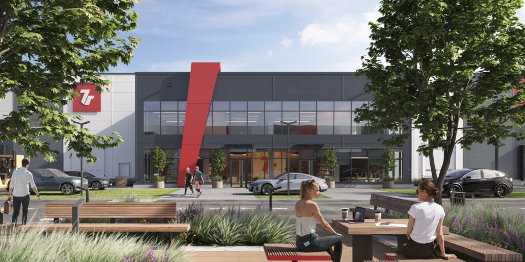 7R Hub Nowa Huta - wizualizacja frontu